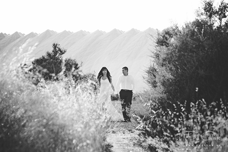 novios en las salinas de santa pola