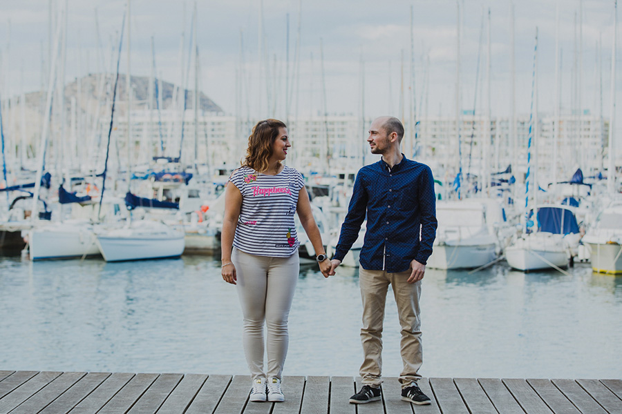 preboda en el puerto de Alicante