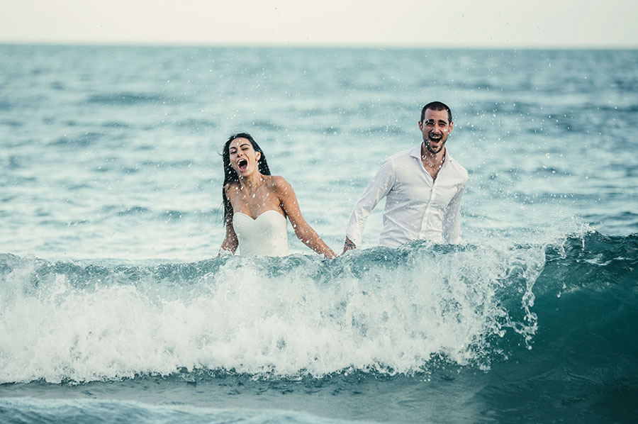 Sesión de fotos Postboda vestidos de novios