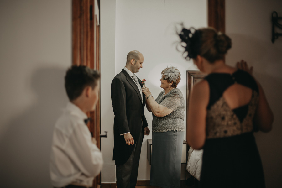 preparativos de novio