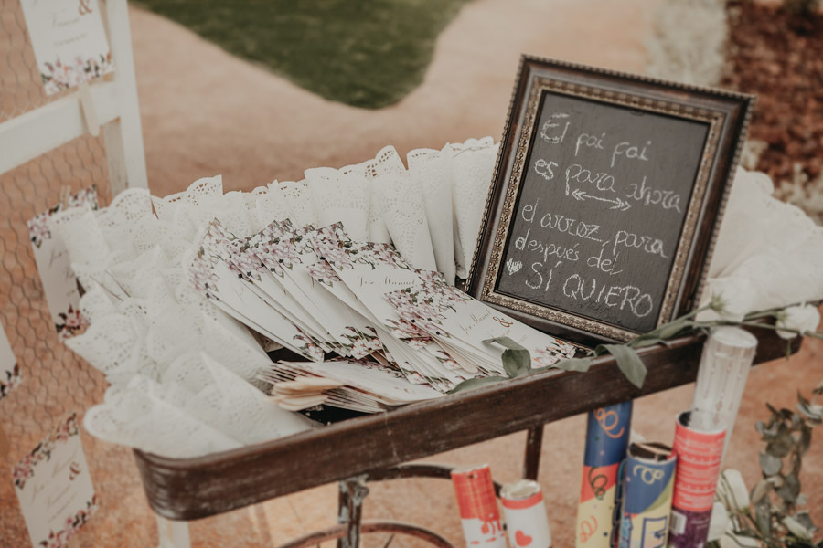 decoración boda Villa María Bonita en Crevillente